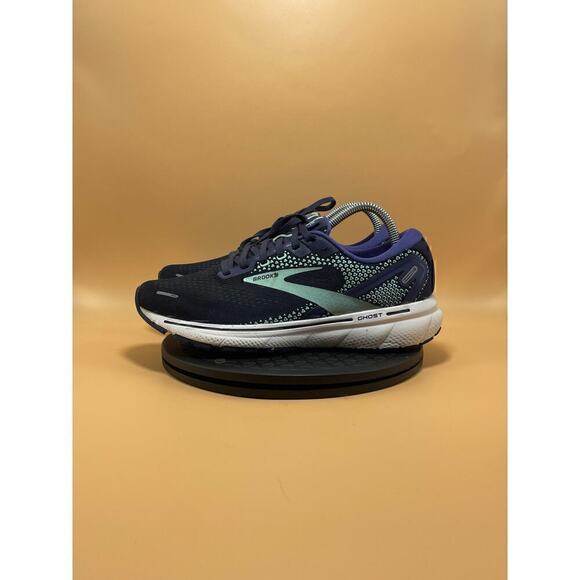 Brooks Shoes - Womens Brooks Ghost 14 Running Shoes Size 9.5 Blue Green…